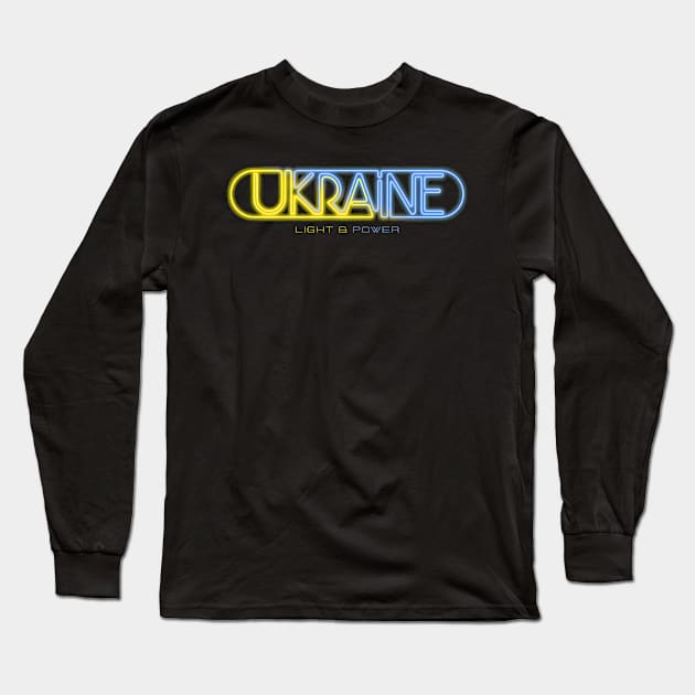 Ukraine is Light, Ukraine is Power! Long Sleeve T-Shirt by goldengallery